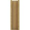 Ekena Millwork 6-in W x 12-in D x 20-in H Balboa Slat Rough Cedar Woodgrain TimberThane Outlooker, Primed Tan OUTUR060X12X20BOA24RCPR - alternate 2
